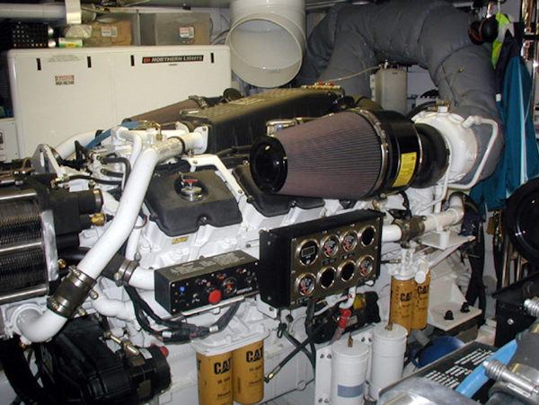 West Bay-Custom Enclosed Bridge 2005-Dream Weaver North Palm Beach-Florida-United States-Stbd Engine-1276213