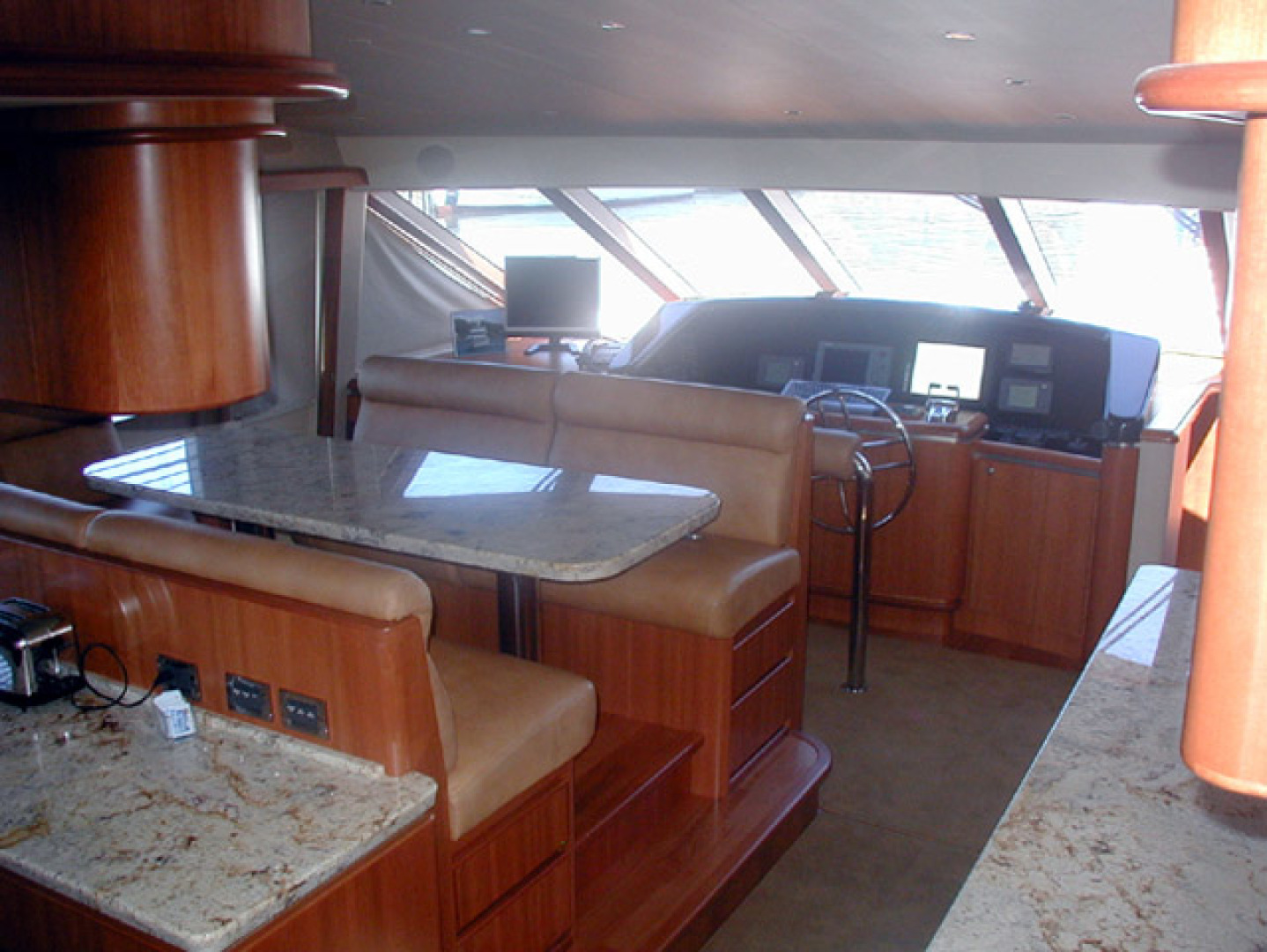 West Bay-Custom Enclosed Bridge 2005-Dream Weaver North Palm Beach-Florida-United States-Dinette Looking Forward-1276199 | Thumbnail