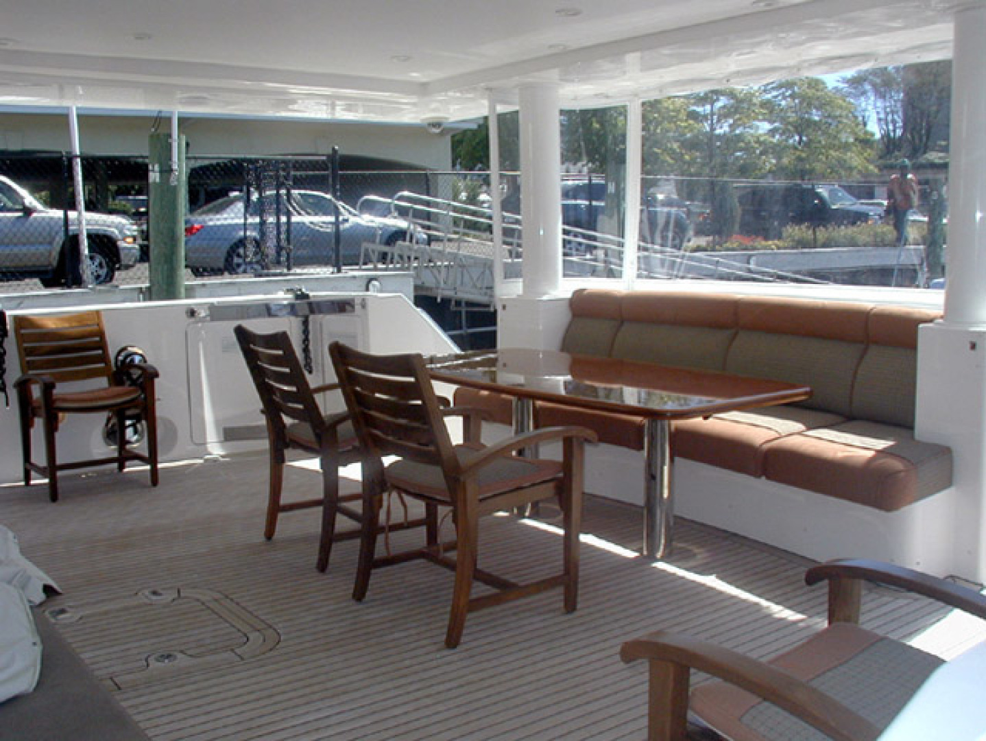 West Bay-Custom Enclosed Bridge 2005-Dream Weaver North Palm Beach-Florida-United States-Aft Deck-1276218 | Thumbnail