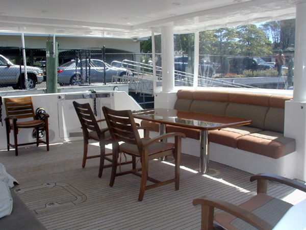 West Bay-Custom Enclosed Bridge 2005-Dream Weaver North Palm Beach-Florida-United States-Aft Deck-1276218