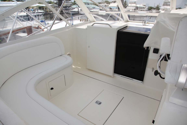 Carolina Classic-35 Express 2001-Fish Hard Key Largo-Florida-United States-Helm Deck Companion Seating-1443722