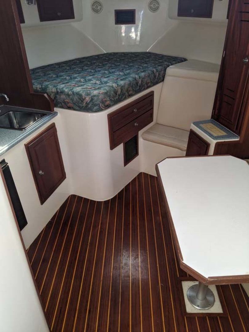 Carolina Classic-35 Express 2001-Fish Hard Key Largo-Florida-United States-Cabin With Teak And Holly Sole-1289610 | Thumbnail