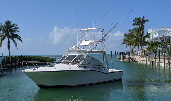 Carolina Classic-35 Express 2001-Fish Hard Key Largo-Florida-United States-Port Bow Profile-1289607