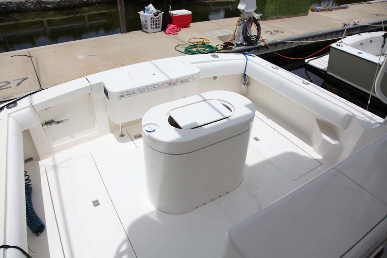 Carolina Classic-35 Express 2001-Fish Hard Key Largo-Florida-United States-In-Deck Fish Boxes (2) 55-Gallons each with Macerator Pump-1443716 | Thumbnail