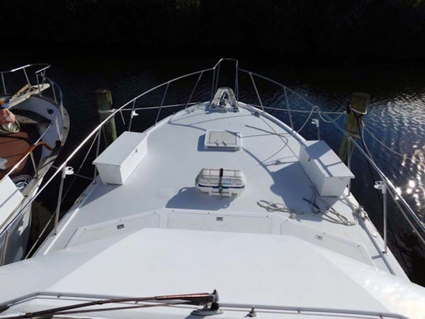 Hatteras-Convertible 1986-My Alyby Merritt Island-Florida-United States-Foredeck From Tower-1294809