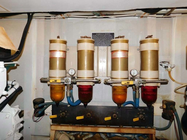 Hatteras-Convertible 1986-My Alyby Merritt Island-Florida-United States-Fuel System With Racor Filters-1294865