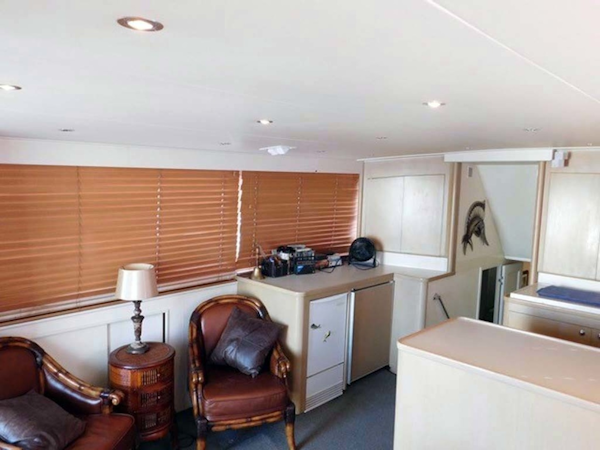 Hatteras-Convertible 1986-My Alyby Merritt Island-Florida-United States-Port Side Salon-1294817
