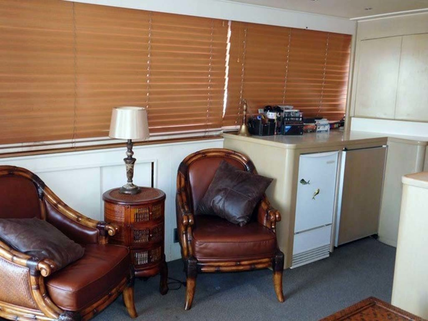 Hatteras-Convertible 1986-My Alyby Merritt Island-Florida-United States-Port Salon Seating-1294818 | Thumbnail