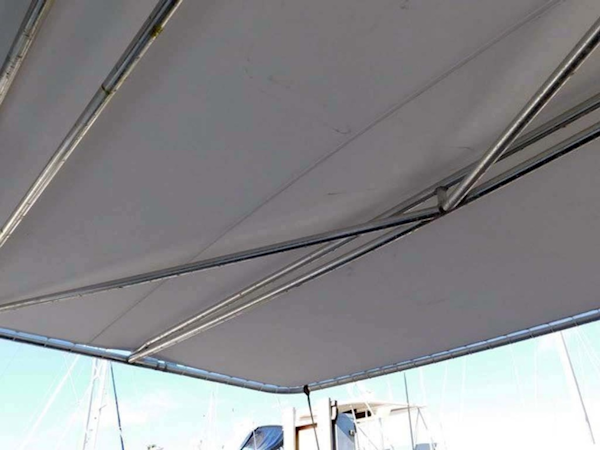 Hatteras-Convertible 1986-My Alyby Merritt Island-Florida-United States-Aft Sunshade-1410928