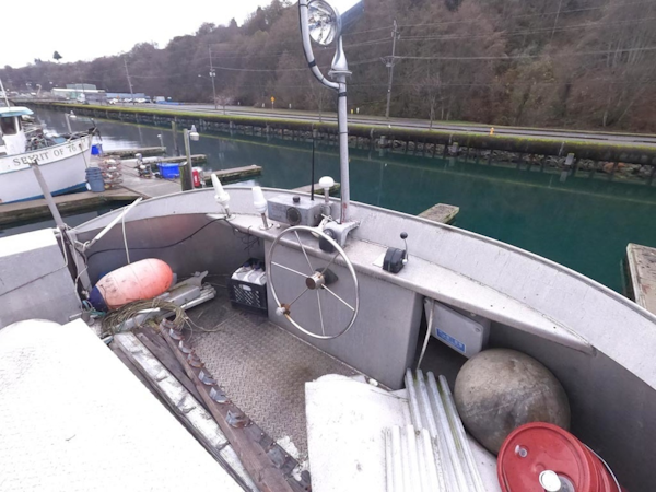 Custom-Bram Mfg/FH Marine 1989-Saint Jude Port Angeles-Washington-United States-Upper Helm-1298146