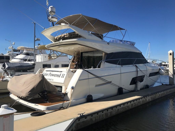 Prestige-550 2015-Higher Powered II Palm Coast-Florida-United States-Aft Starboard View-1300826