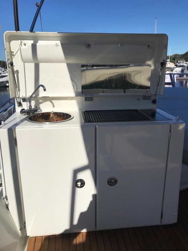 Prestige-550 2015-Higher Powered II Palm Coast-Florida-United States-Flybridge Grill-1300829