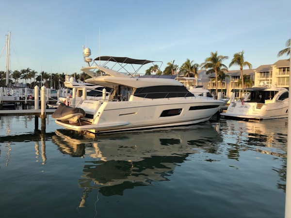 Prestige-550 2015-Higher Powered II Palm Coast-Florida-United States-Starboard Aft Profile-1300825
