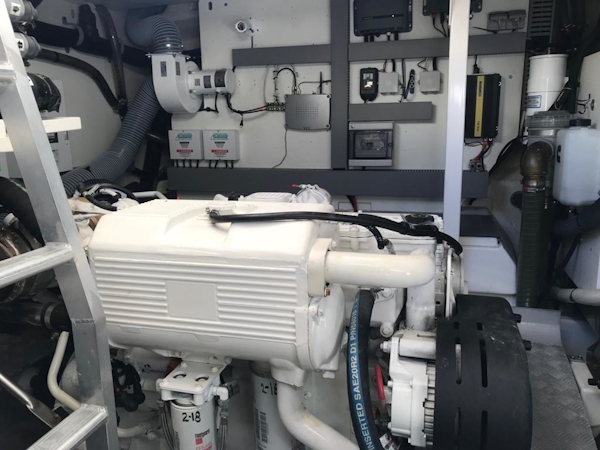 Prestige-550 2015-Higher Powered II Palm Coast-Florida-United States-Engine Room-1300860
