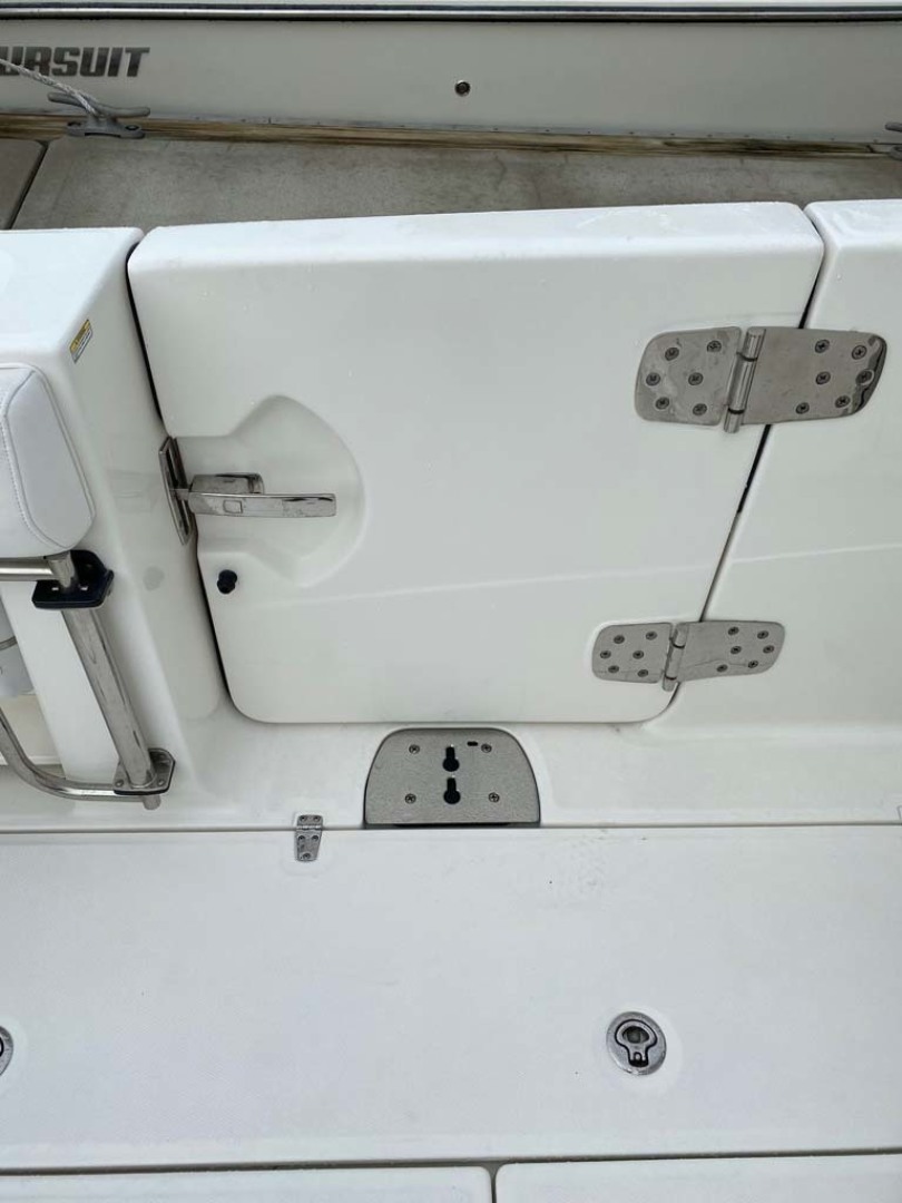 Boston Whaler-370 Outrage 2015-Reel Equity Fort Lauderdale-Florida-United States-Port Side Dive Boarding Door-1302006 | Thumbnail