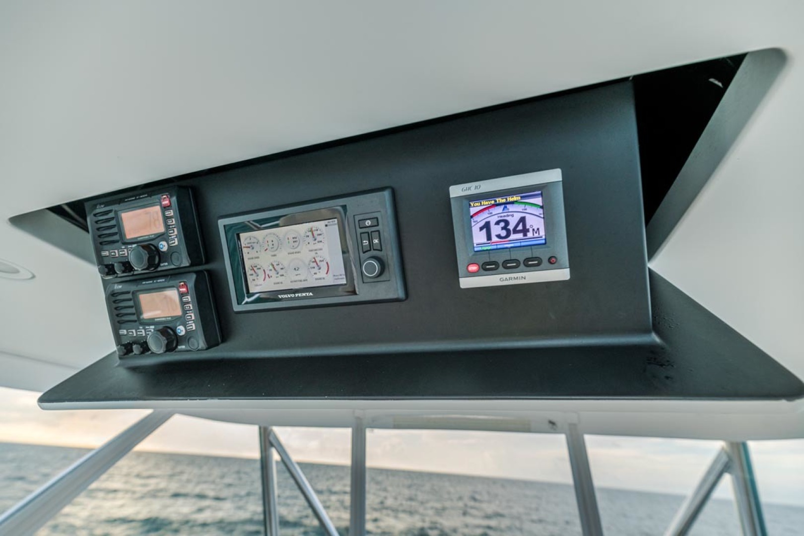 F&S-Custom Carolina with Seakeepers 2013-Epiphany Key Largo-Florida-United States-Overhead Electronics-1447441 | Thumbnail