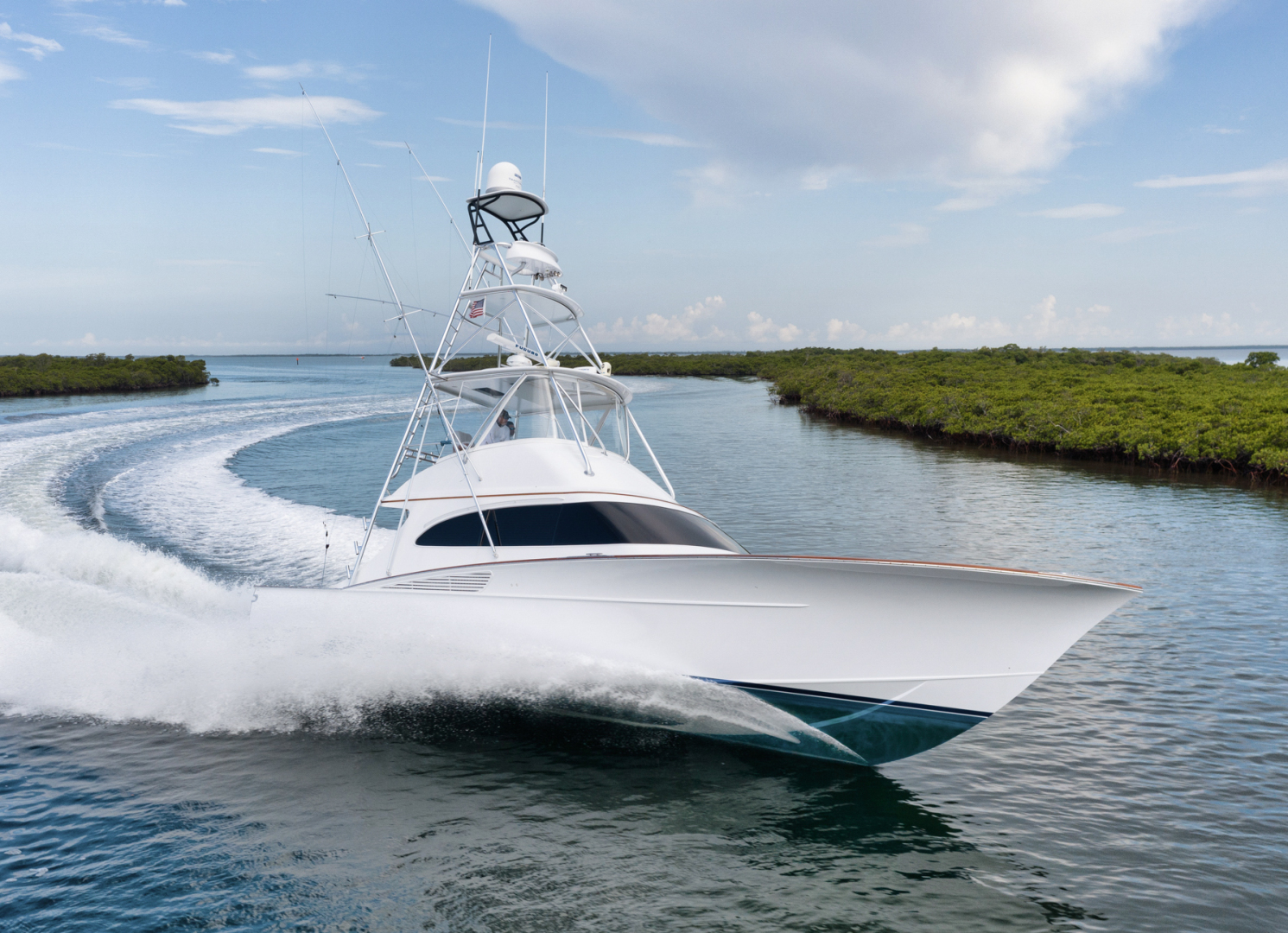 F&S-Custom Carolina with Seakeepers 2013-Epiphany Key Largo-Florida-United States-Starboard Bow-1447389 | Thumbnail