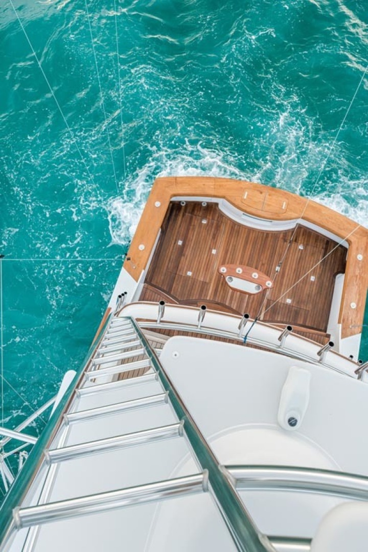 F&S-Custom Carolina with Seakeepers 2013-Epiphany Key Largo-Florida-United States-Ladder Access from Tower to Cockpit-1447456 | Thumbnail