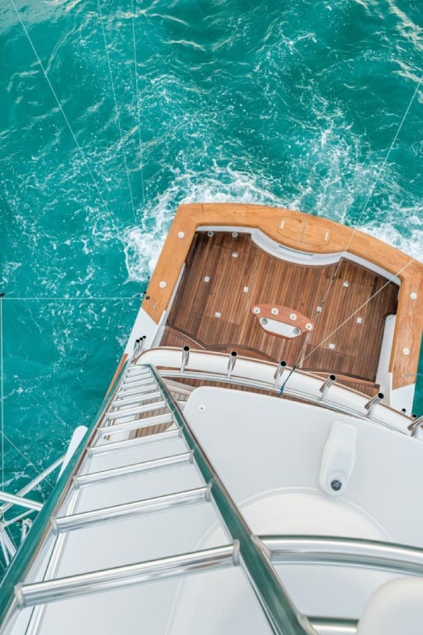 F&S-Custom Carolina with Seakeepers 2013-Epiphany Key Largo-Florida-United States-Ladder Access from Tower to Cockpit-1447456