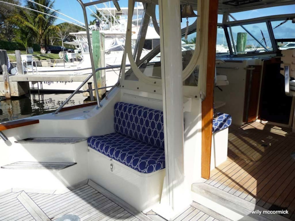 Sabre-36 Express Cruiser 2001-Cause We Can Palm Beach Gardens-Florida-United States-Cockpit Seating-1318587