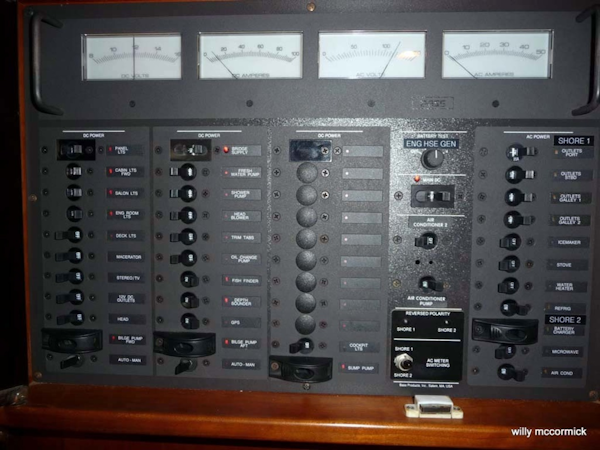 Sabre-36 Express Cruiser 2001-Cause We Can Palm Beach Gardens-Florida-United States-Electrical Panel-1318583