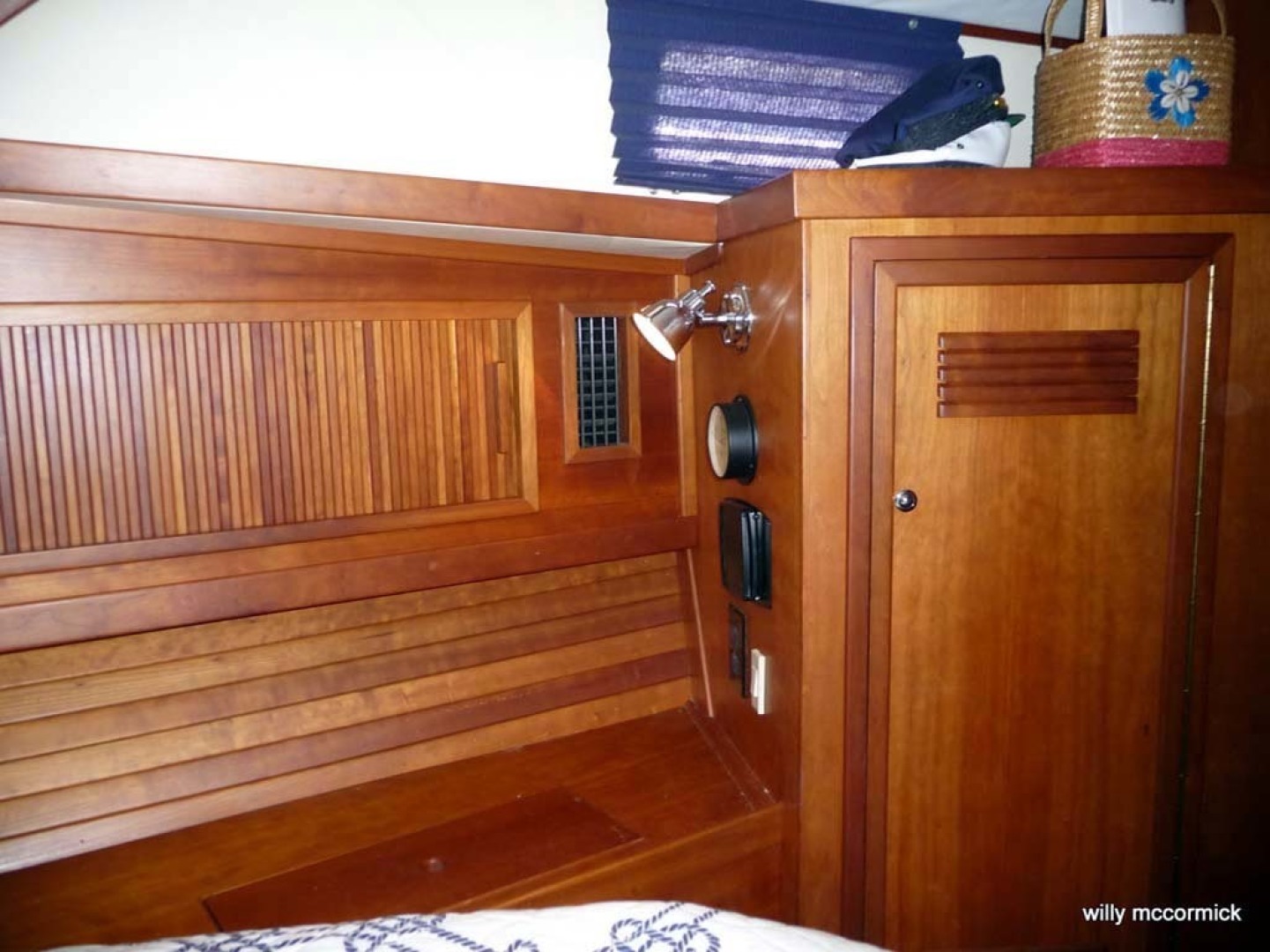 Sabre-36 Express Cruiser 2001-Cause We Can Palm Beach Gardens-Florida-United States-Master Stateroom Storage-1318570 | Thumbnail