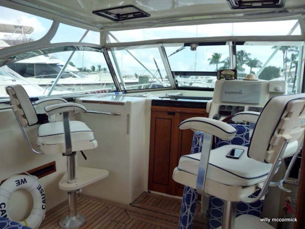 Sabre-36 Express Cruiser 2001-Cause We Can Palm Beach Gardens-Florida-United States-Helm Seats-1318575