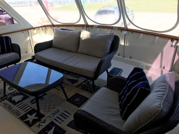 Hatteras-53 Classic Motor Yacht 1984 -Jensen Beach-Florida-United States-Aft Deck-1321251