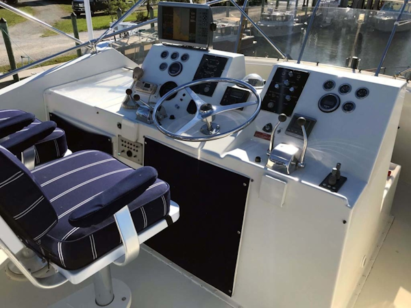 Hatteras-53 Classic Motor Yacht 1984 -Jensen Beach-Florida-United States-Bridge Helm-1321249