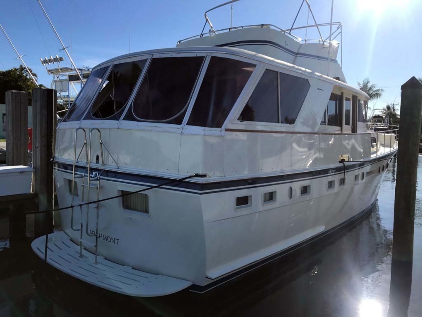 Hatteras-53 Classic Motor Yacht 1984 -Jensen Beach-Florida-United States-Port Aft-1321502 | Thumbnail