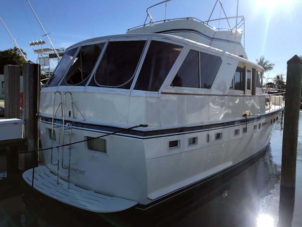 Hatteras-53 Classic Motor Yacht 1984 -Jensen Beach-Florida-United States-Port Aft-1321502