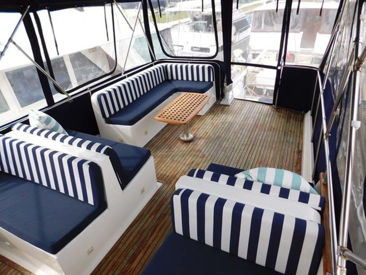 Grand Banks-42 Classic 1990-Stina Marie Merritt Island-Florida-United States-Bridge Seating & Enclosure-1323212 | Thumbnail