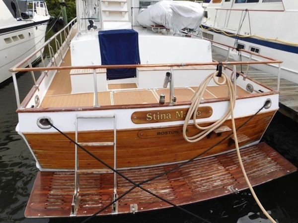 Grand Banks-42 Classic 1990-Stina Marie Merritt Island-Florida-United States-Transom & Swim Platform-1323246