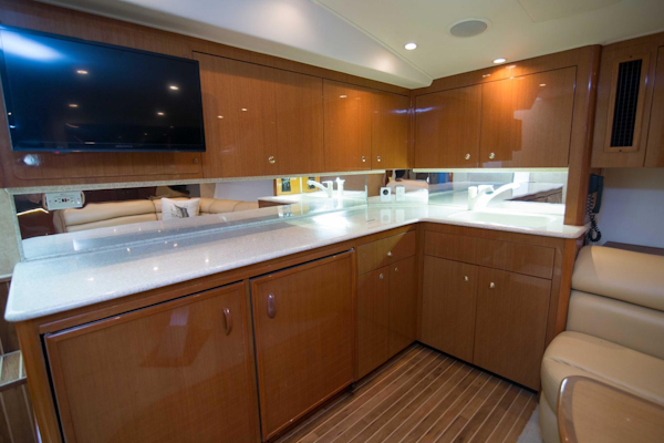 Viking-50 Express 2001-Tiger Six Bahamas-Viking 50  Tiger Six  Galley-1327364