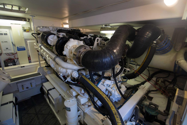 Viking-50 Express 2001-Tiger Six Bahamas-Viking 50  Tiger Six  Engine Room-1327408