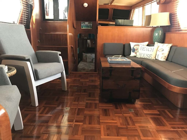 Aquarius-45 1988-Great Escape Coral Gables-Florida-United States-Salon Aft-1343592