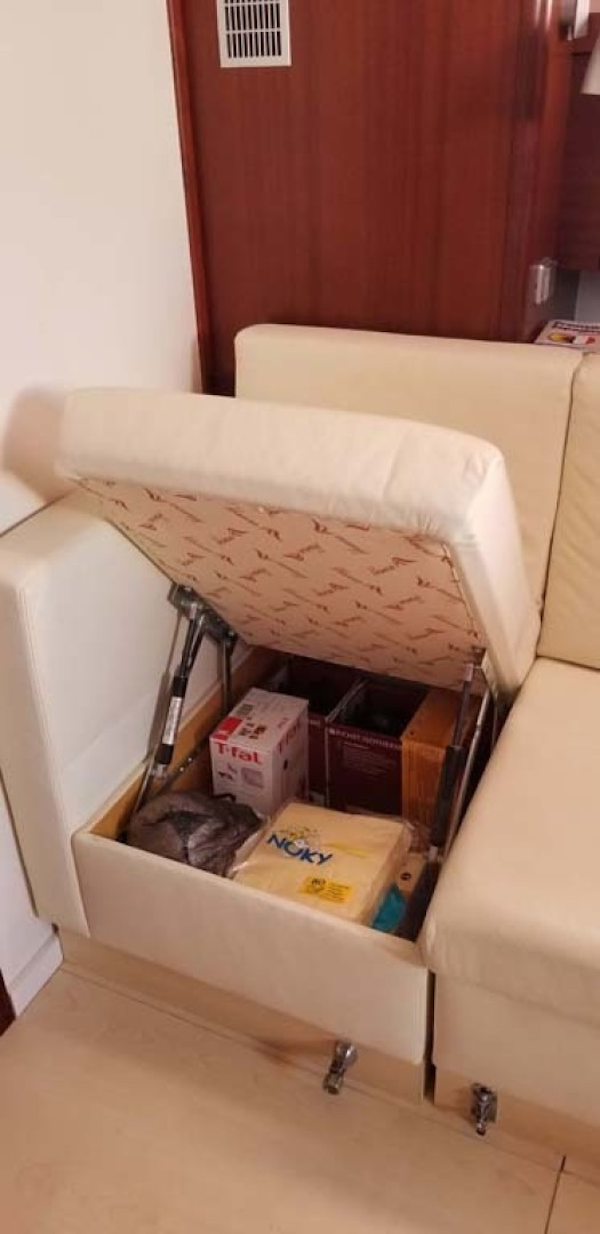 Hanse-540e 2008-Ouldary Las Playitas-Mexico Storage Under Settee-1344507