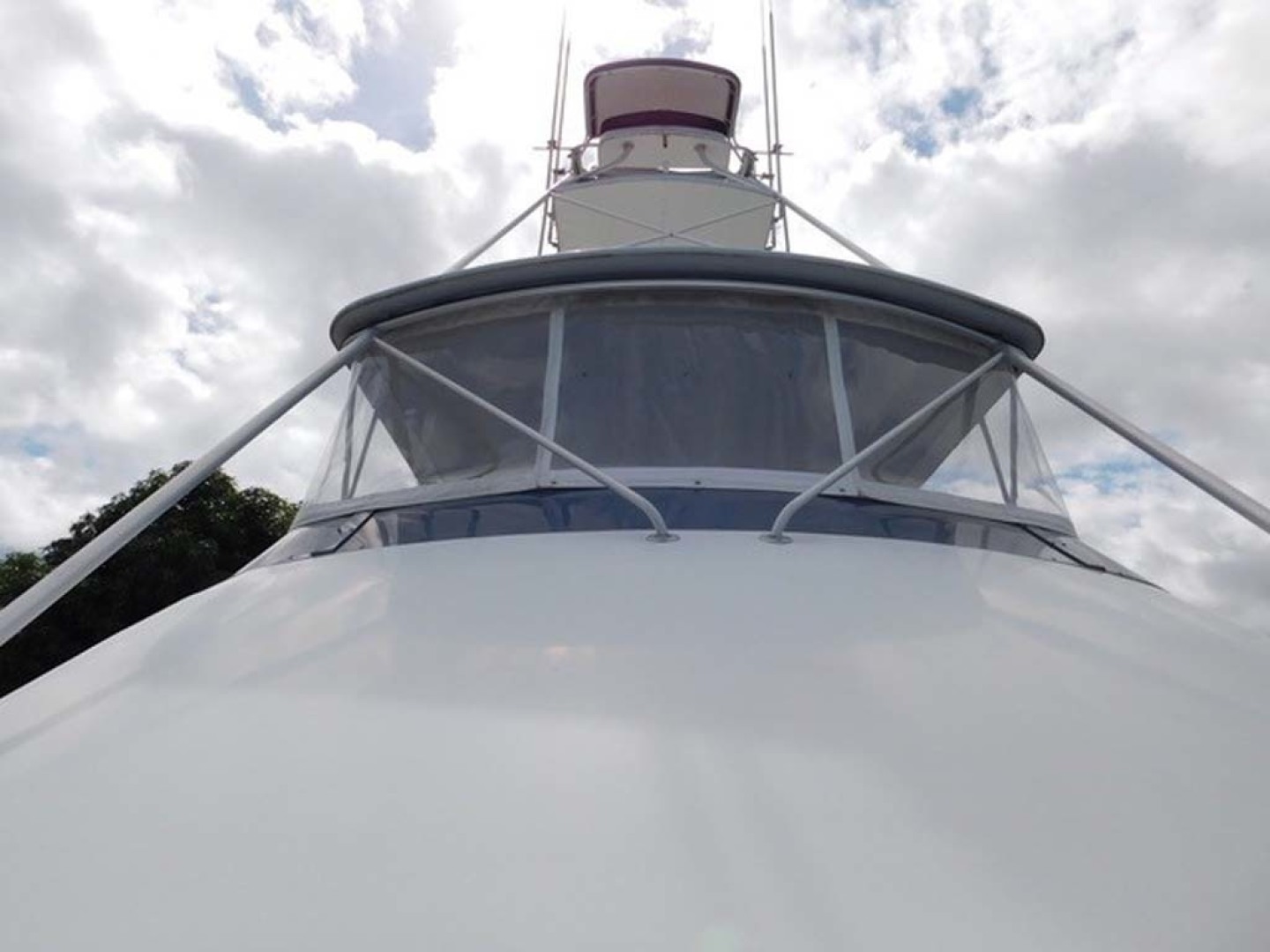 Hatteras-Sportfish 1990-Spindrift North Palm Beach-Florida-United States New Eisenglass-1419999 | Thumbnail