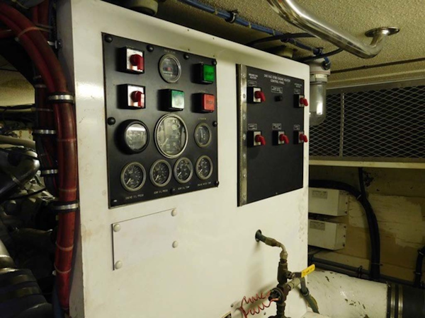 Hatteras-Sportfish 1990-Spindrift North Palm Beach-Florida-United States-Starboard Engine Room Panel-1420055
