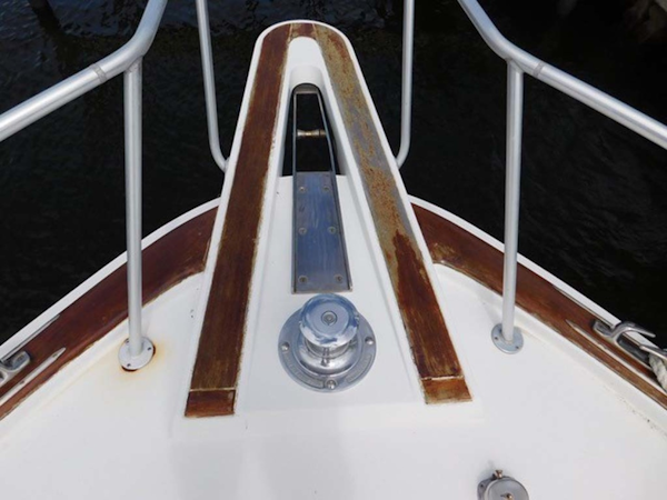 Hatteras-Sportfish 1990-Spindrift North Palm Beach-Florida-United States-Bow Pulpit-1419995
