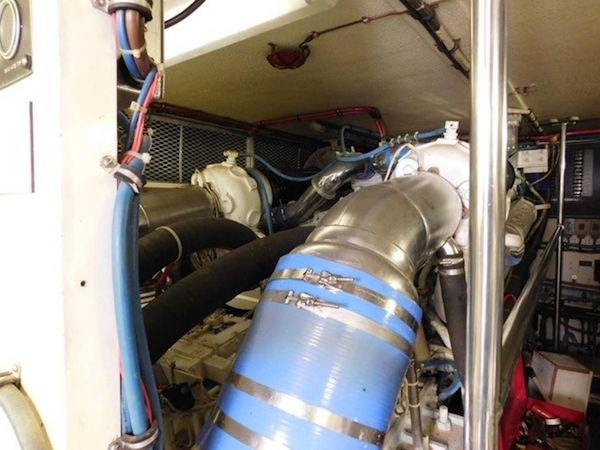 Hatteras-Sportfish 1990-Spindrift North Palm Beach-Florida-United States Port Exhaust-1420059