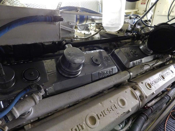 Hatteras-Sportfish 1990-Spindrift North Palm Beach-Florida-United States Starboard Engine-1420058