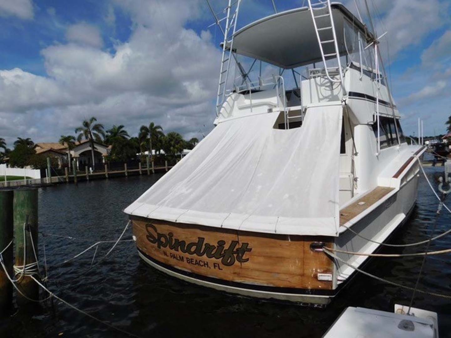 Hatteras-Sportfish 1990-Spindrift North Palm Beach-Florida-United States-Stern-1420065 | Thumbnail