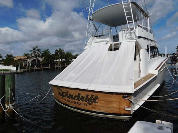 Hatteras-Sportfish 1990-Spindrift North Palm Beach-Florida-United States-Stern-1420065