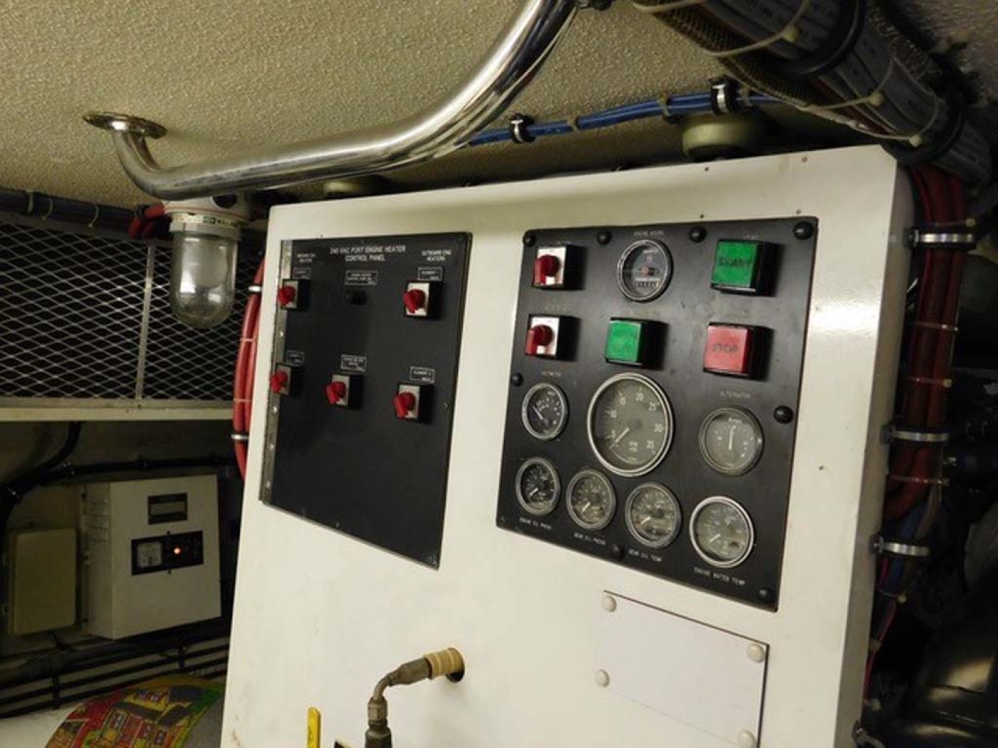 Hatteras-Sportfish 1990-Spindrift North Palm Beach-Florida-United States Port Engine Room Panel-1420054 | Thumbnail