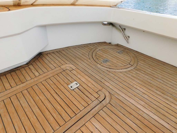 Hatteras-Sportfish 1990-Spindrift North Palm Beach-Florida-United States Teak Cockpit Sole-1420012
