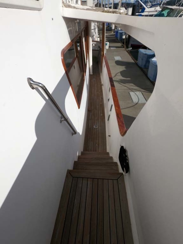 Ocean Alexander-MK I 1980-El Pescador Sequim-Washington-United States-Side Deck-1350035