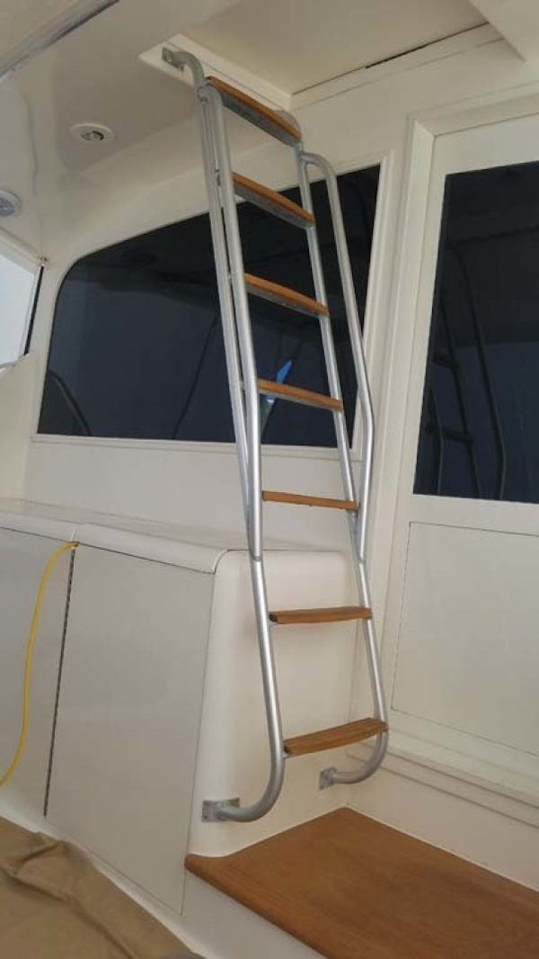 Ocean Yachts-Sportfish 1991-KelAnna East Greenwich-Rhode Island-United States-Ladder To Bridge-1356164