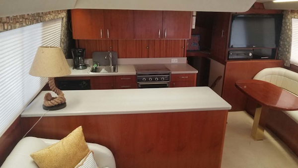 Ocean Yachts-Sportfish 1991-KelAnna East Greenwich-Rhode Island-United States-Galley, Dinette   Fwd-1356180