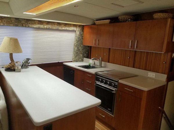 Ocean Yachts-Sportfish 1991-KelAnna East Greenwich-Rhode Island-United States-Galley To Port-1356181